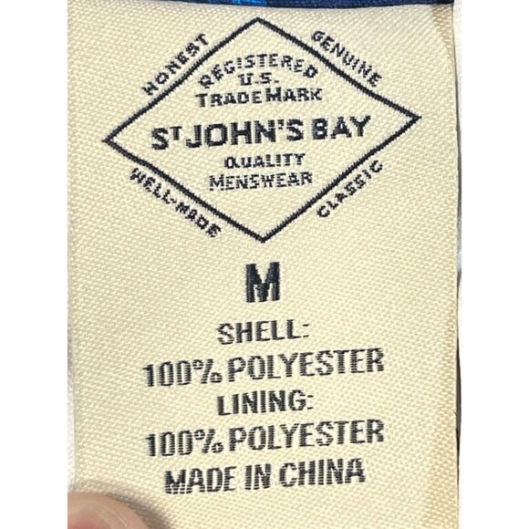 St John’s Bay Mens SZ M Coral Reef Print Board Shorts Swim Trunks w Drawstring - Picture 11 of 11